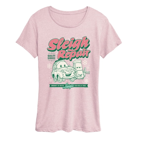 Cars - Sleigh Repair - Women's Short Sleeve Graphic T-Shirt