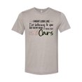 thumbnail image 1 of Cars T Shirt, Thinking About Cars, Racing Tee, Unisex Fit, Antique Cars, Heather Olive, LARGE, 1 of 1