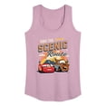 thumbnail image 1 of Cars - Take The Scenic Route - Women's Racerback Graphic Tank, 1 of 4