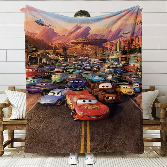 Cars Throw Blanket Gifts for Fans Lover Girls Boys Women Present Hoodie Him Bed 40"x50"