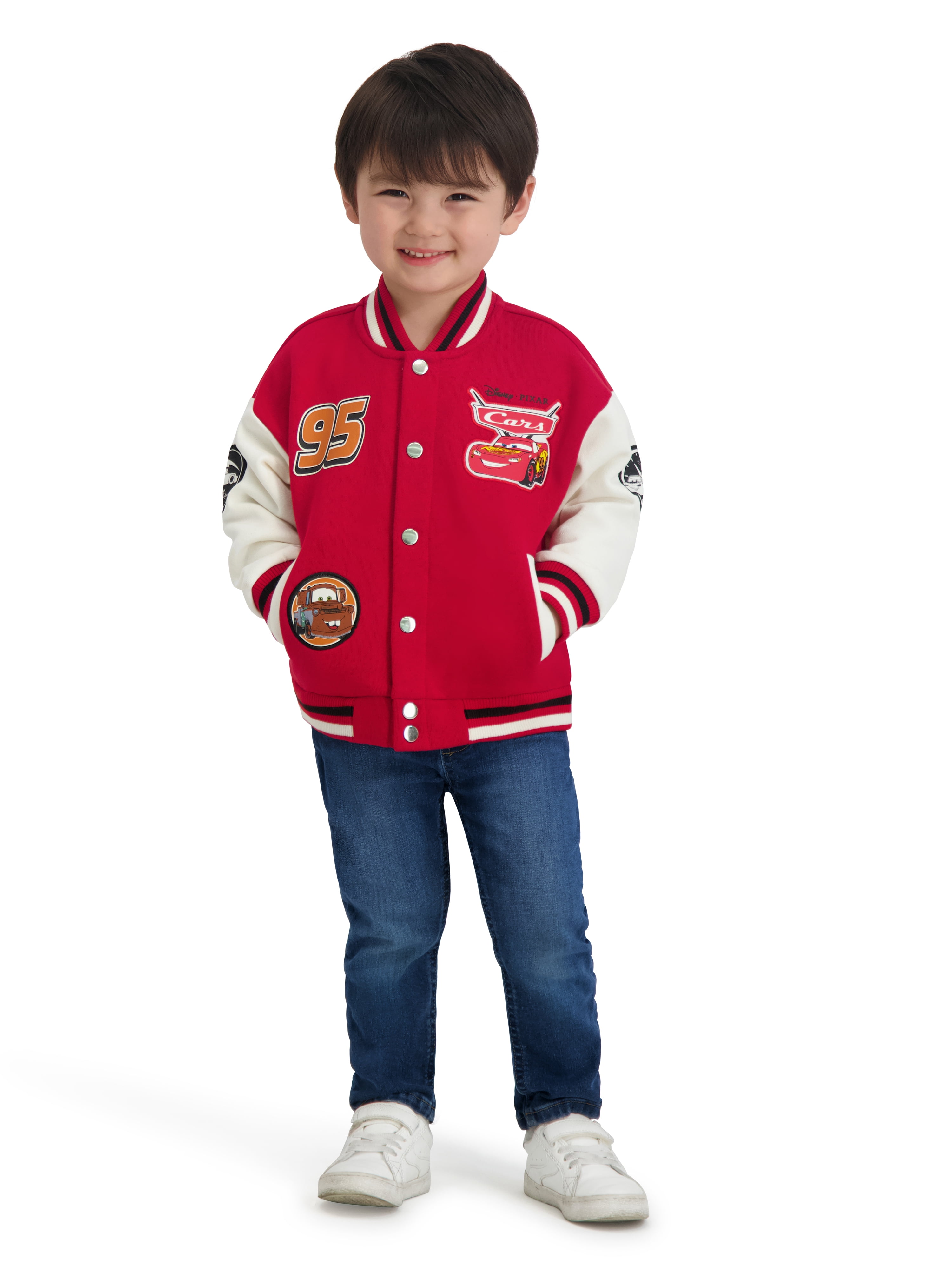 Cars Toddler Boy Bomber Jacket, Sizes 12M-5T
