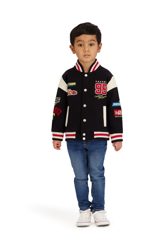 Cars Toddler Boy Bomber Jacket, Sizes 12M-5T