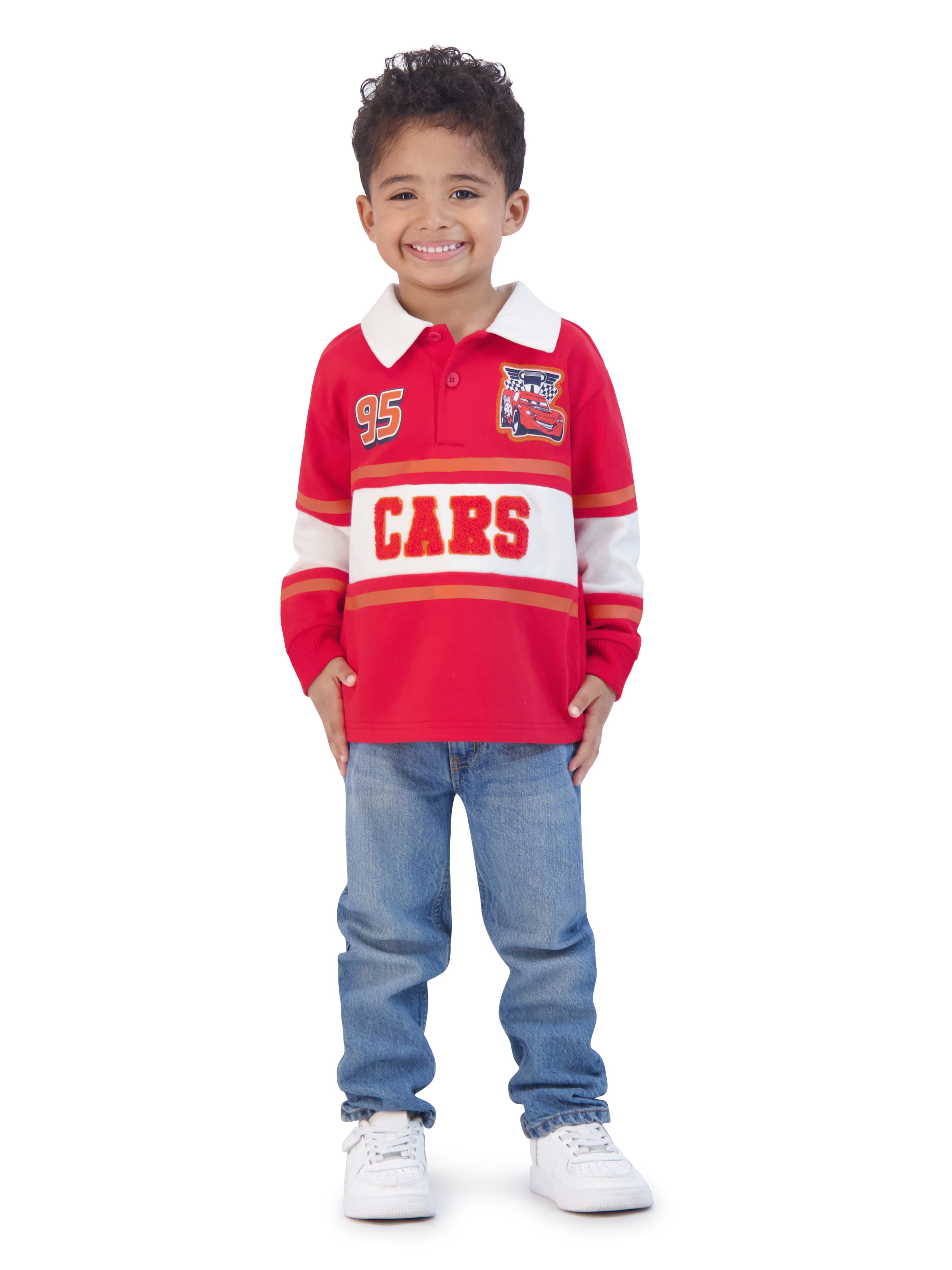 Camiseta 'Built For Speed' De Cars Para Niños Pequeños - Rojo, Talla 4T