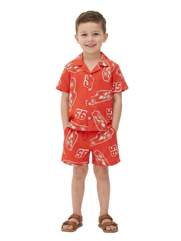 Cars Toddler Boy Resort Short Set, Sizes 12 Months-5T