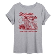 Cars - Tow Mater Business - Juniors Oversized Graphic T-Shirt
