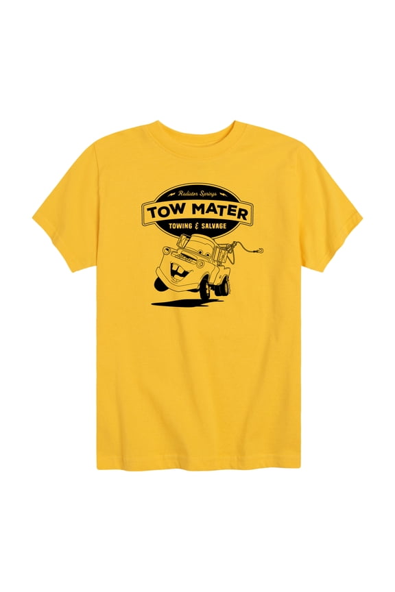 Cars - Tow Mater Towing And Salvage - Toddler Boys Short Sleeve Graphic T-Shirt