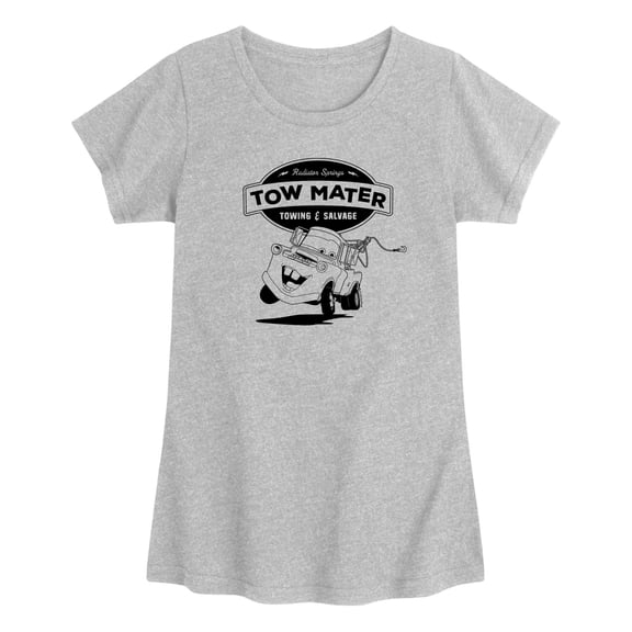 Cars - Tow Mater Towing And Salvage - Toddler Girls Fitted Short Sleeve T-Shirt