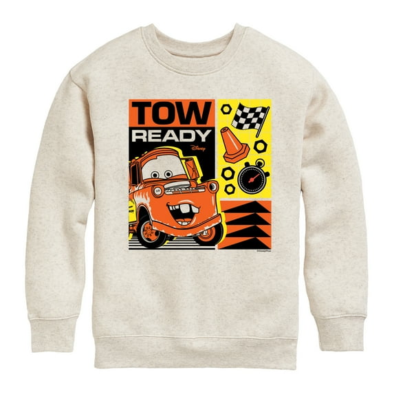 Cars - Tow Ready - Toddler & Youth Crewneck Fleece Sweatshirt