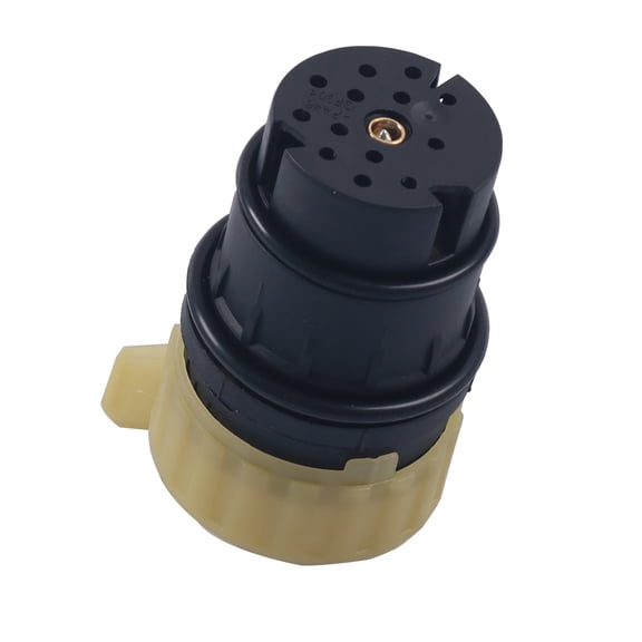 Cars Transmission Plug Adapter Kit OE Compatible, ABS, Black+Yellow, 2 Rubber Rings