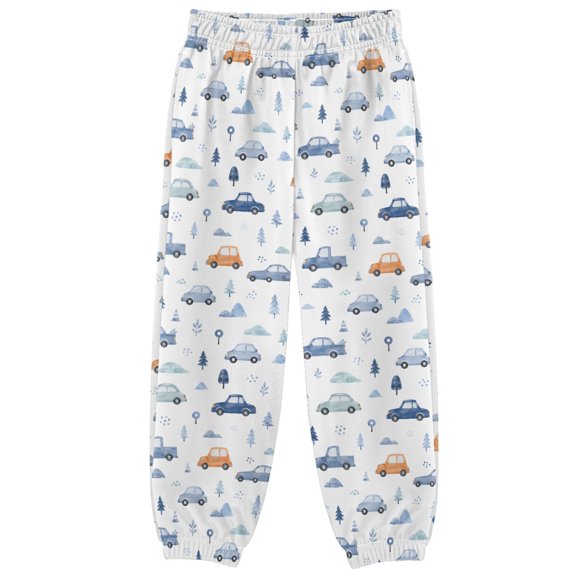 Cars Trees Boys Pants Kids Casual Sweatpants Joggers Toddler Sports Pants 3-10 Years
