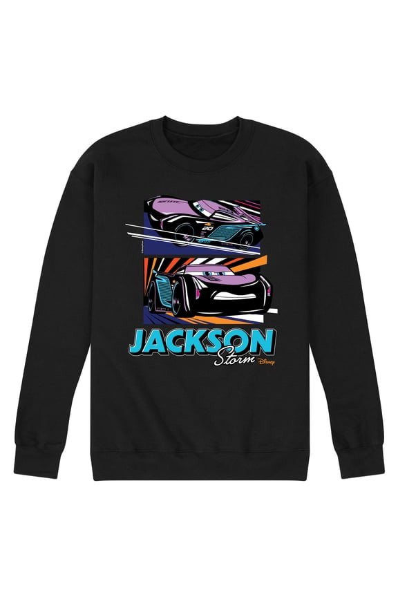 Cars - Under The Lights Jackson Storm - Men's Crew Neck Fleece Pullover