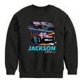 thumbnail image 1 of Cars - Under The Lights Jackson Storm - Toddler & Youth Crewneck Fleece Sweatshirt, 1 of 5