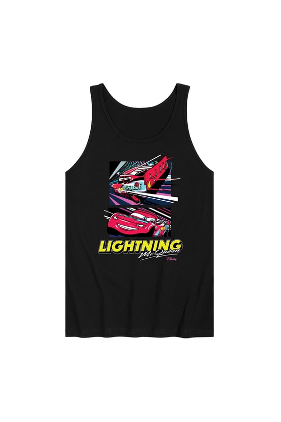 Cars - Under The Lights Lightning Mcqueen - Men's Jersey Tank Top