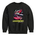 thumbnail image 1 of Cars - Under The Lights Lightning Mcqueen - Toddler & Youth Crewneck Fleece Sweatshirt, 1 of 5