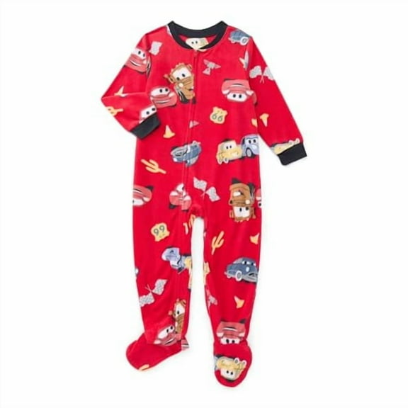 Cars Unisex One Piece Sleeper Pajamas, 5T
