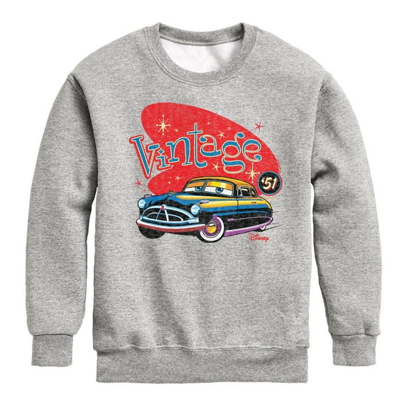 Cars - Vintage - Toddler & Youth Crewneck Fleece Sweatshirt