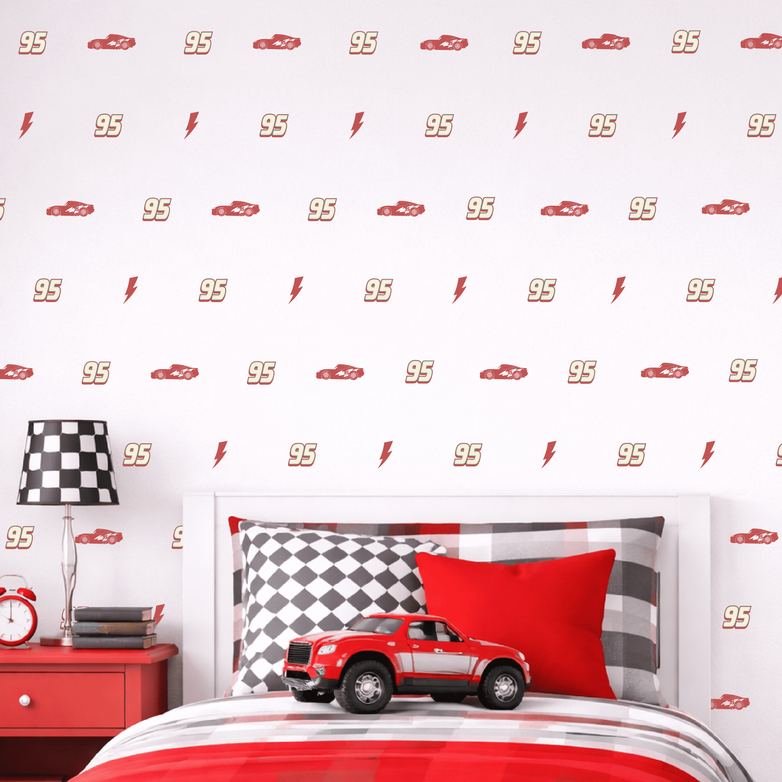 Wall Palz Cars Vinyl Wall Decals Peel and Stick Room Decorations