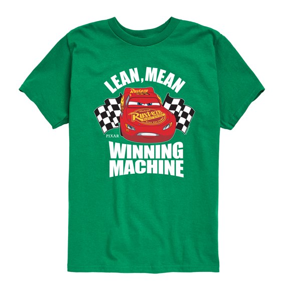 Cars - Winning Machine - Youth Boys Short Sleeve Graphic T-Shirt