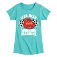 thumbnail image 1 of Cars - Winning Machine - Youth Girls Fitted Short Sleeve T-Shirt, 1 of 4
