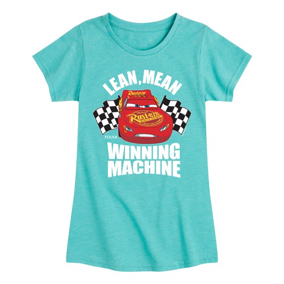 Cars - Winning Machine - Youth Girls Fitted Short Sleeve T-Shirt