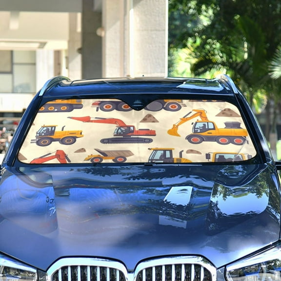 Cars and Soil Automotive Front Car Windshield Sun Shade Reflector Foldable for Front Fit for Cars Truck SUVs