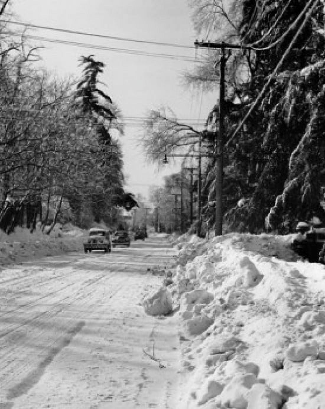 Cars moving on a road Long Island New York USA Canvas Art - (24 x 36)