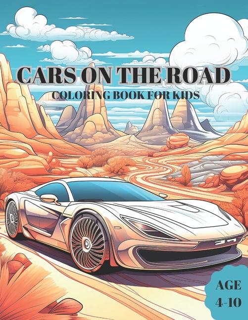 Cars on the Road: Coloring Book for Kids - Walmart.com