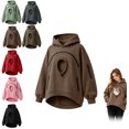 thumbnail image 1 of Carsablanco Pet Pouch Hoodie with Zippered Chest Carrier Pocket, Unisex Relaxed Fit Sweatshirt for Small Pets, 1 of 7