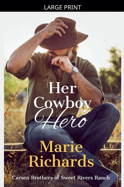 Carsen Brothers Sweet Clean Western Roma Her Cowboy Hero, Book 2, (Paperback)