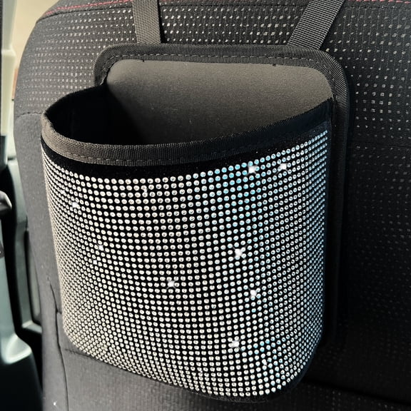 Carshaping Diamond Car Storage BlingBling Backseat Organizer
