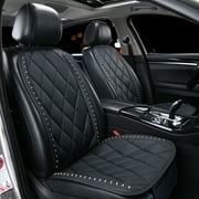 Carshaping Universal Fit Car Seat Covers, Exquisite Custom Leather Material, Unique Studded Style Seat Cushions