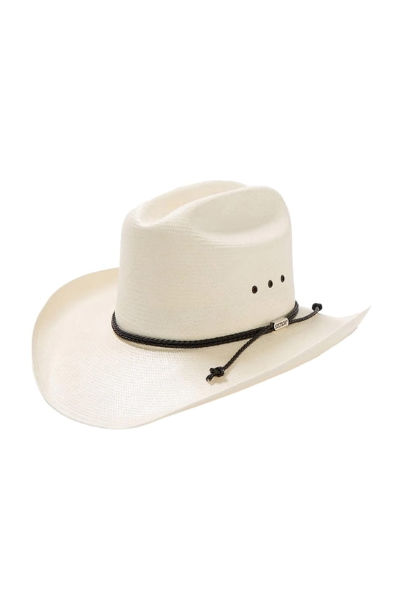 Carson 10X Straw Cowboy Hat Natural / 7 3/4
