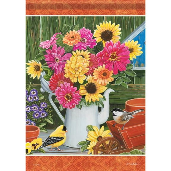 Carson 50992 Garden Flag - Beautiful Floral