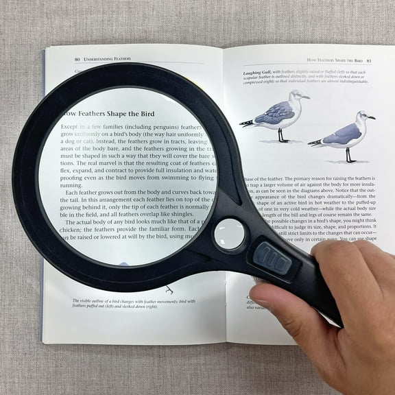 Carson AS-90 Lume Series 2.5x Aspheric COB LED 3.5-Inch Magnifier With 7x Spot Lens