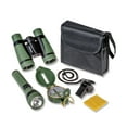 thumbnail image 1 of Carson AdventurePak Containing 30mm Kids Field Binoculars, Lensatic Compass, Flashlight and Signal Whistle with a Built-in Thermometer (HU-401), Multicolor, 1 of 12