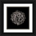 thumbnail image 1 of Carson, Brian 12x12 Black Ornate Wood Framed with Double Matting Museum Art Print Titled - Black and White Camelia VI, 1 of 4
