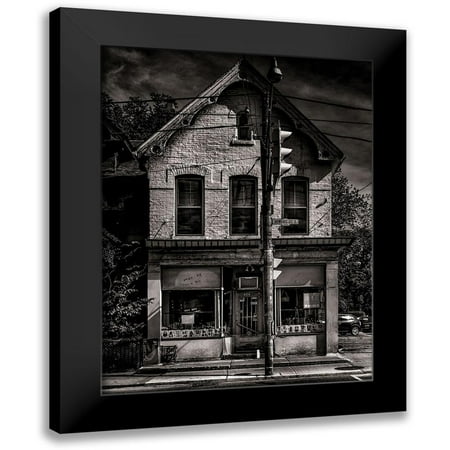 Carson, Brian 12x14 Black Modern Framed Museum Art Print Titled - Dundas Street East Toronto No 374