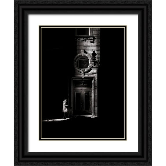 Carson, Brian 12x14 Black Ornate Wood Framed with Double Matting Museum Art Print Titled - Slice of Sunshine No 12