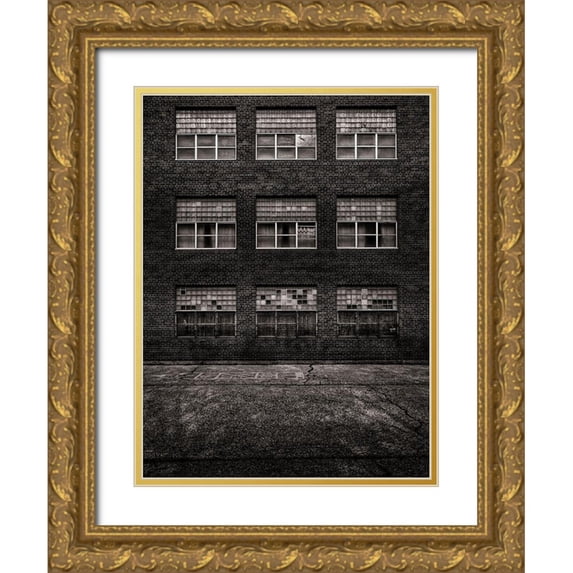 Carson, Brian 12x14 Gold Ornate Wood Framed with Double Matting Museum Art Print Titled - School Daze No 10