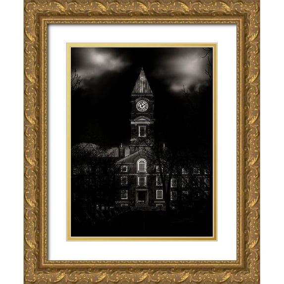 Carson, Brian 12x14 Gold Ornate Wood Framed with Double Matting Museum Art Print Titled - School Daze No 7