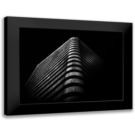 Carson, Brian 14x12 Black Modern Framed Museum Art Print Titled - Dundas Street Toronto No 3