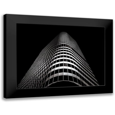 Carson, Brian 14x12 Black Modern Framed Museum Art Print Titled - Dundas Street Toronto No 4
