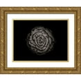 thumbnail image 1 of Carson, Brian 14x12 Gold Ornate Wood Framed with Double Matting Museum Art Print Titled - Backyard Flowers Black and White 85, 1 of 4