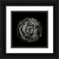 thumbnail image 1 of Carson, Brian 15x15 Black Ornate Wood Framed with Double Matting Museum Art Print Titled - Black And White Begonia IV, 1 of 4