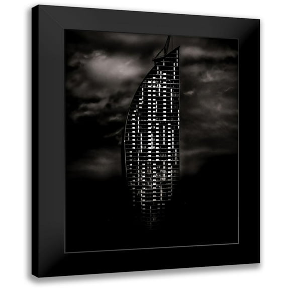 Carson, Brian 15x18 Black Modern Framed Museum Art Print Titled - Downtown Tower Toronto