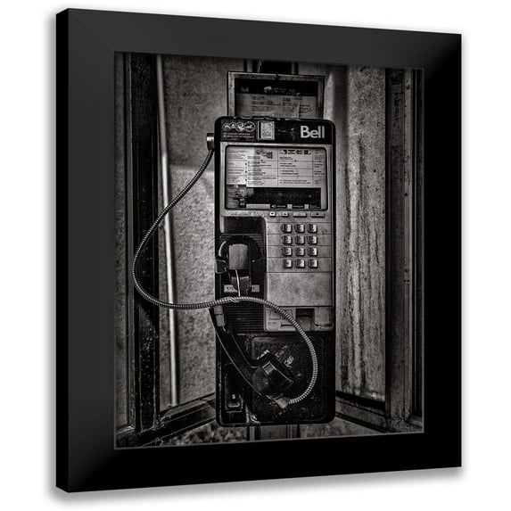 Carson, Brian 15x18 Black Modern Framed Museum Art Print Titled - Phone Booth No 24