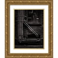thumbnail image 1 of Carson, Brian 15x18 Gold Ornate Wood Framed with Double Matting Museum Art Print Titled - Alleyway Pipes No 2, 1 of 4
