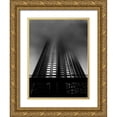 thumbnail image 1 of Carson, Brian 15x18 Gold Ornate Wood Framed with Double Matting Museum Art Print Titled - Downtown Toronto Fogfest No 11, 1 of 4