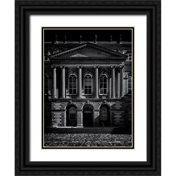 Carson, Brian 19x24 Black Ornate Wood Framed with Double Matting Museum Art Print Titled - Osgoode Hall Toronto No 1
