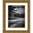 thumbnail image 1 of Carson, Brian 19x24 Gold Ornate Wood Framed with Double Matting Museum Art Print Titled - Gullwing Lake No 4, 1 of 4